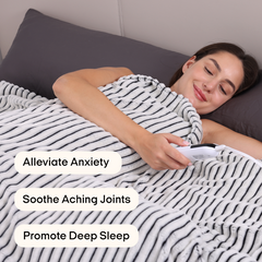 Fuzzy Calming Heated Weighted Blanket