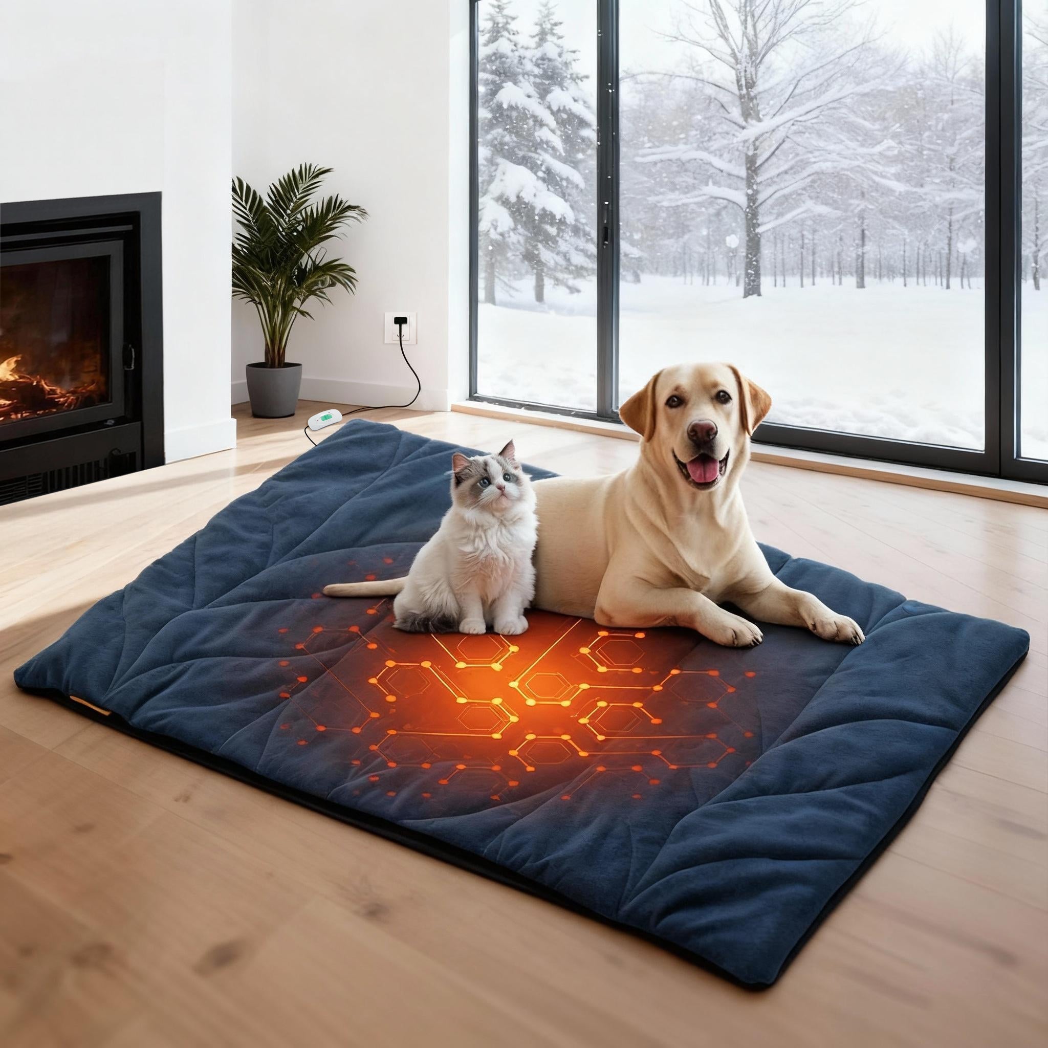 Square Electric Heated Pet Mat