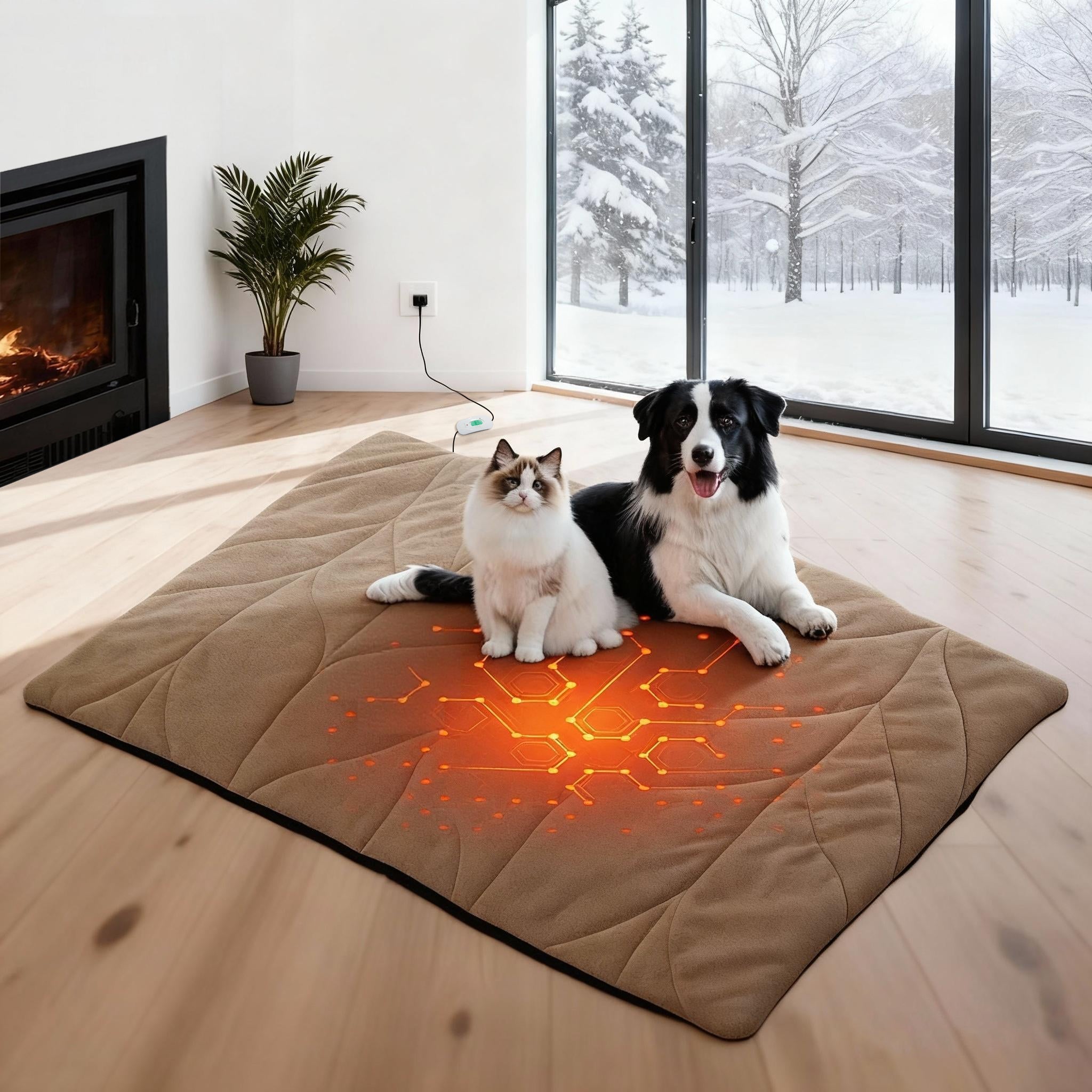 Square Electric Heated Pet Mat