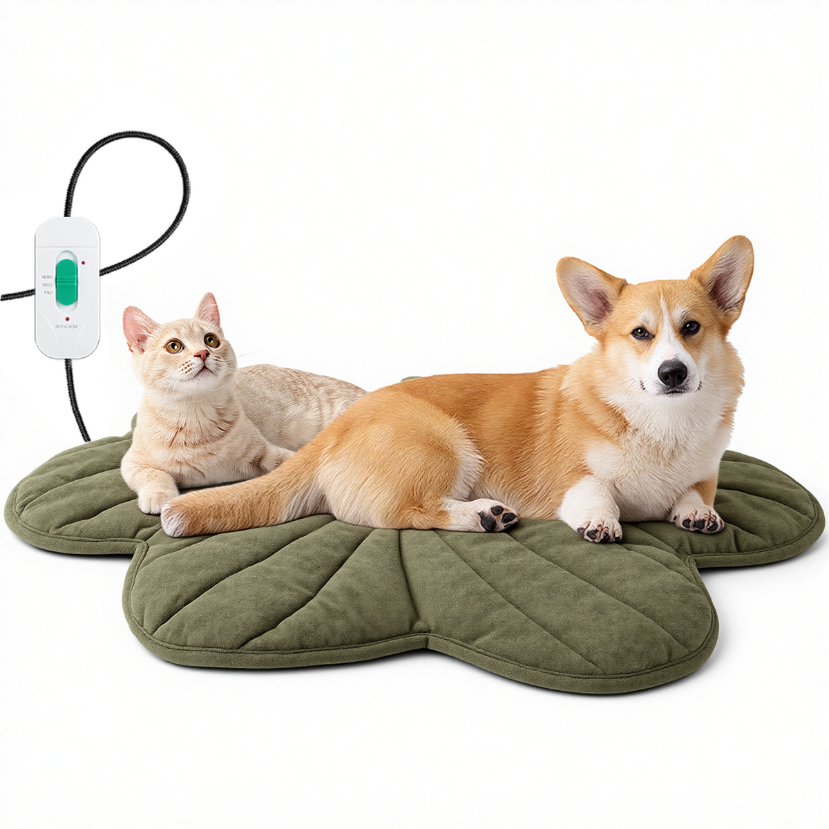 Maple Leaf-Shaped Pet Heating Mat