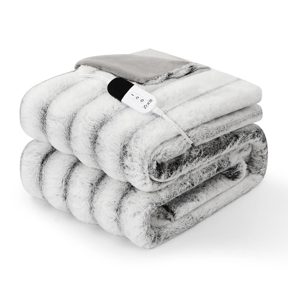 Fuzzy Calming Heated Weighted Blanket