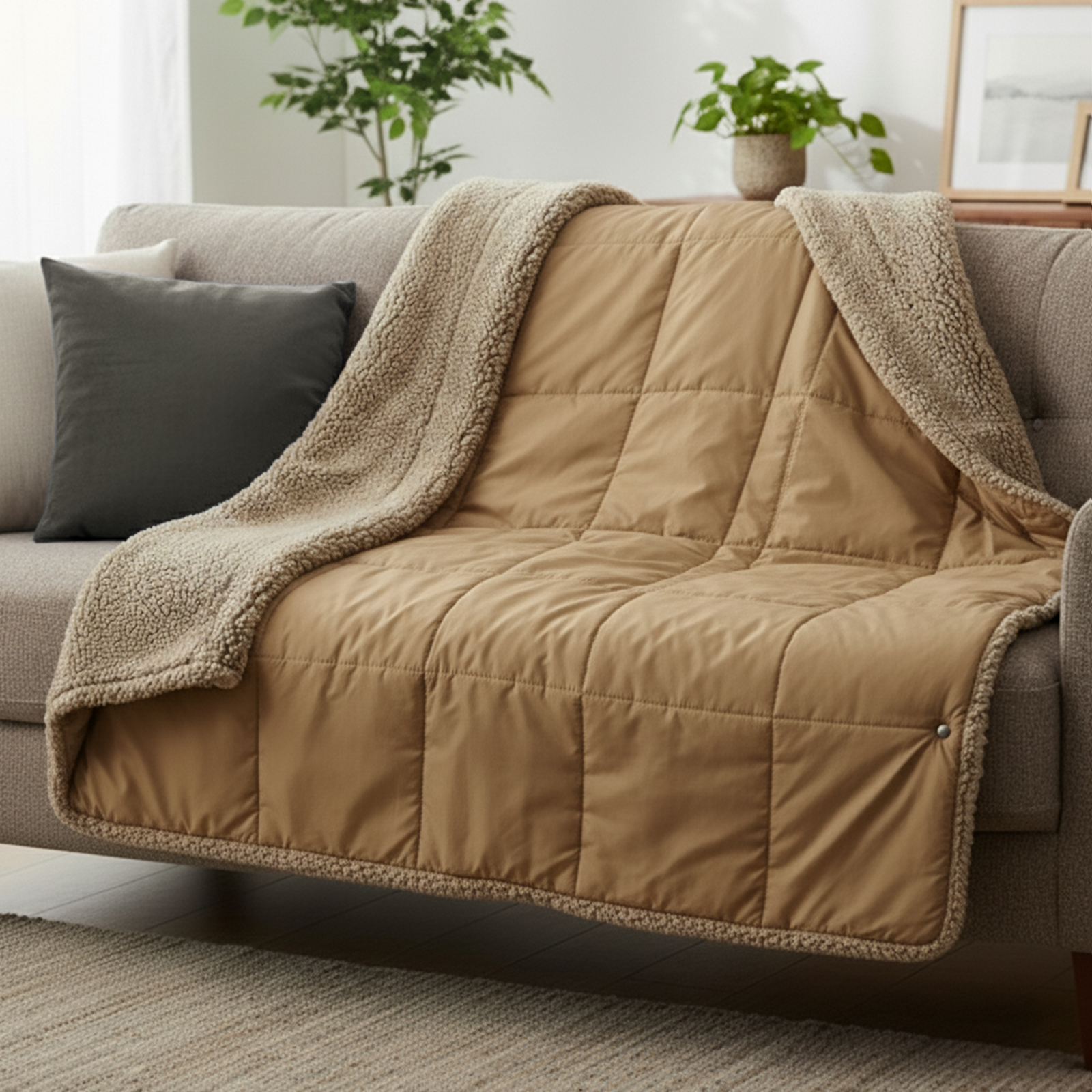 2-in-1 Cordless Wearable Heated Blanket