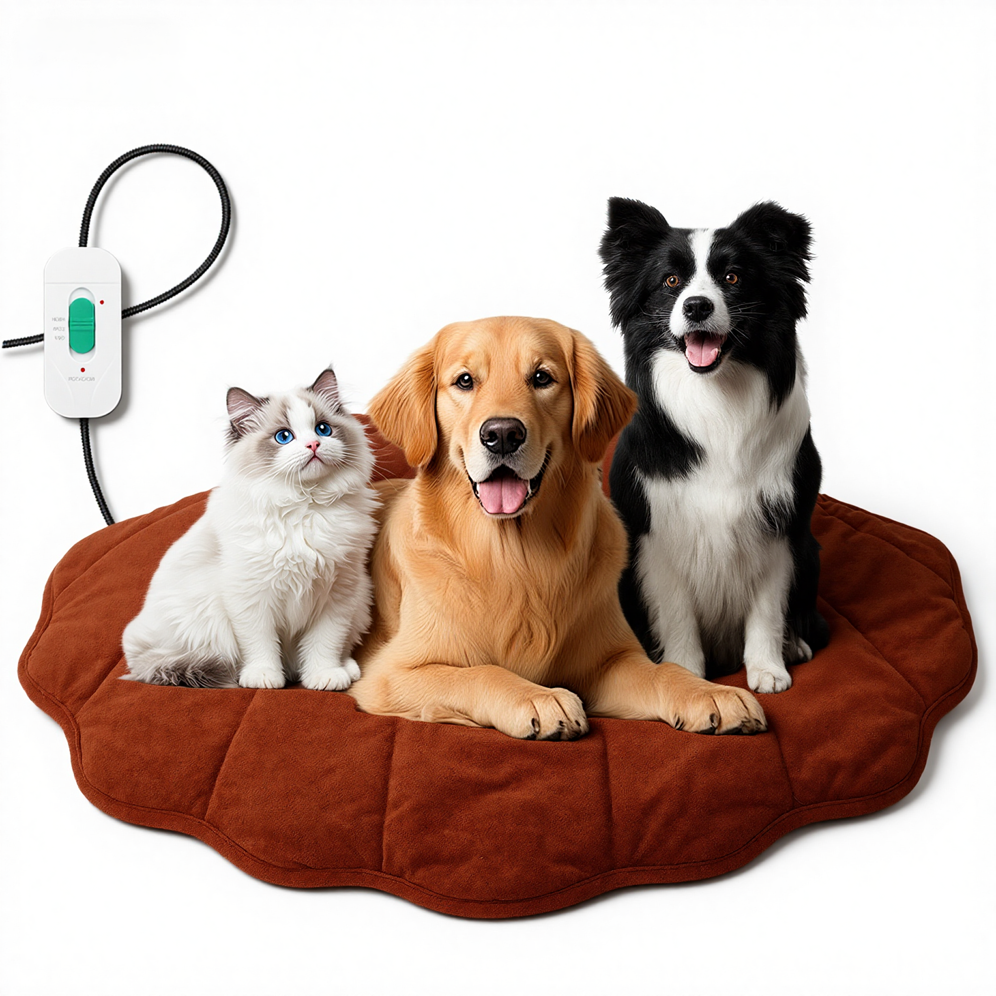 Maple Leaf-Shaped Pet Heating Mat