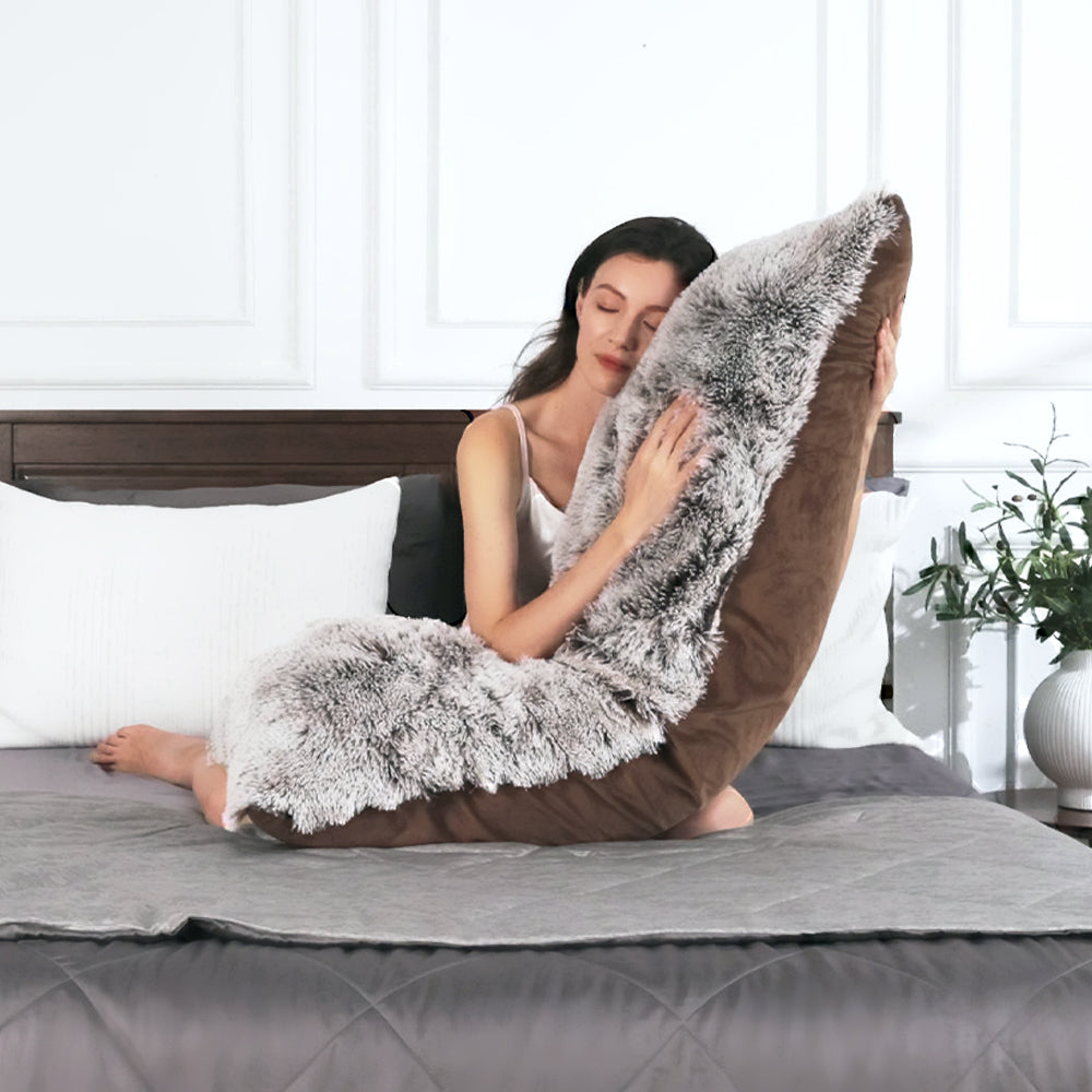 Fluffy Hug Plush Body Pillow