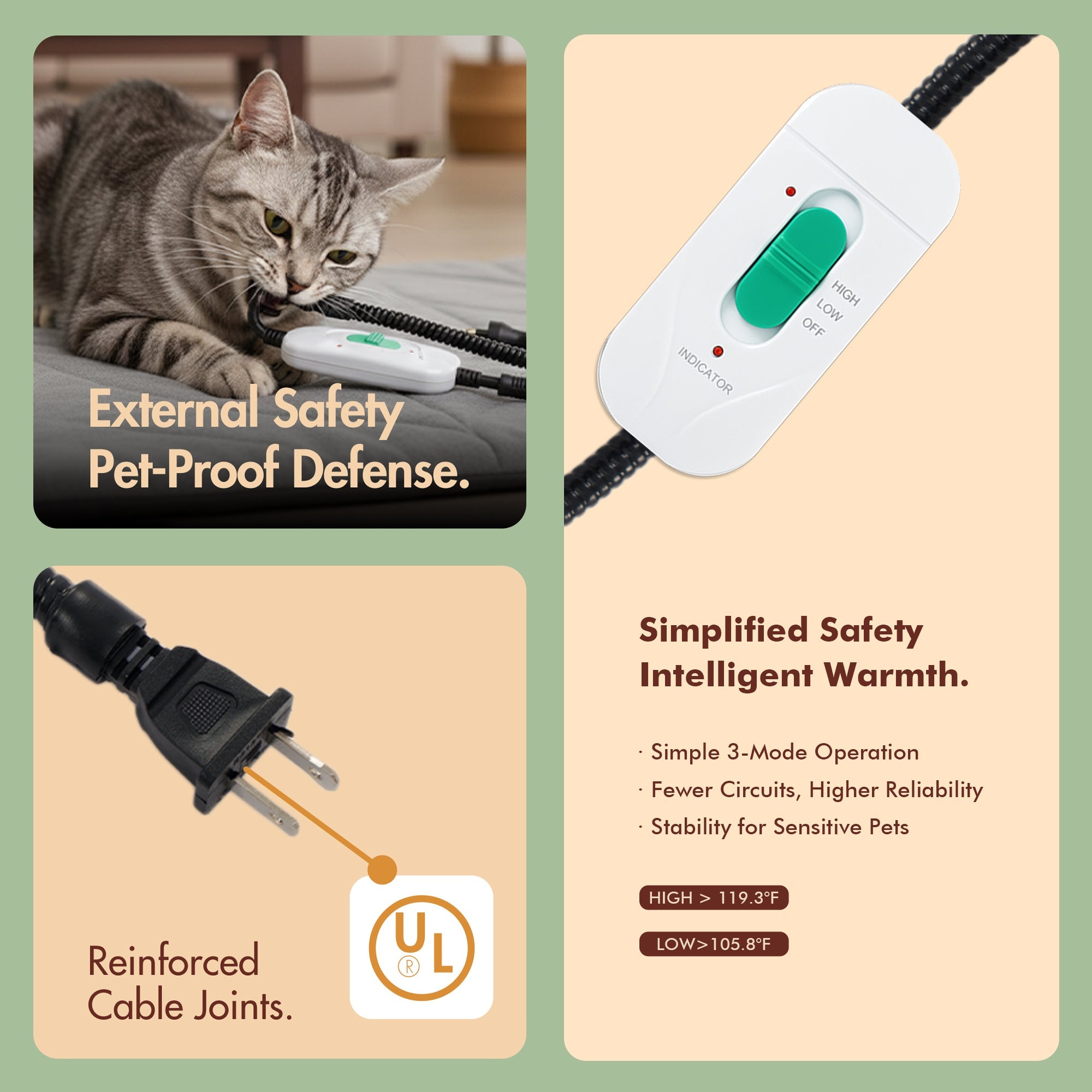 Maple Leaf-Shaped Pet Heating Mat