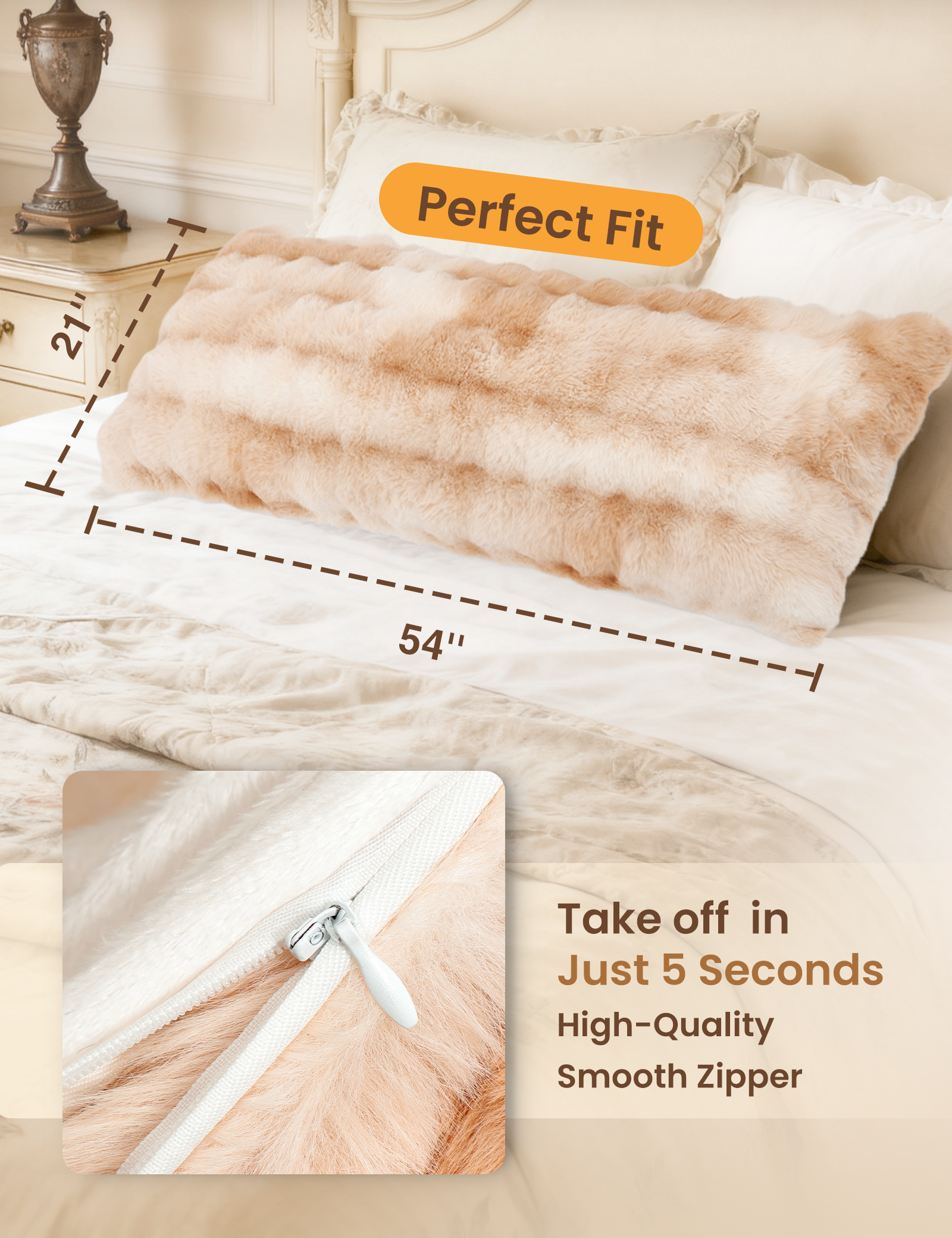 Bubble Plush Body Pillow