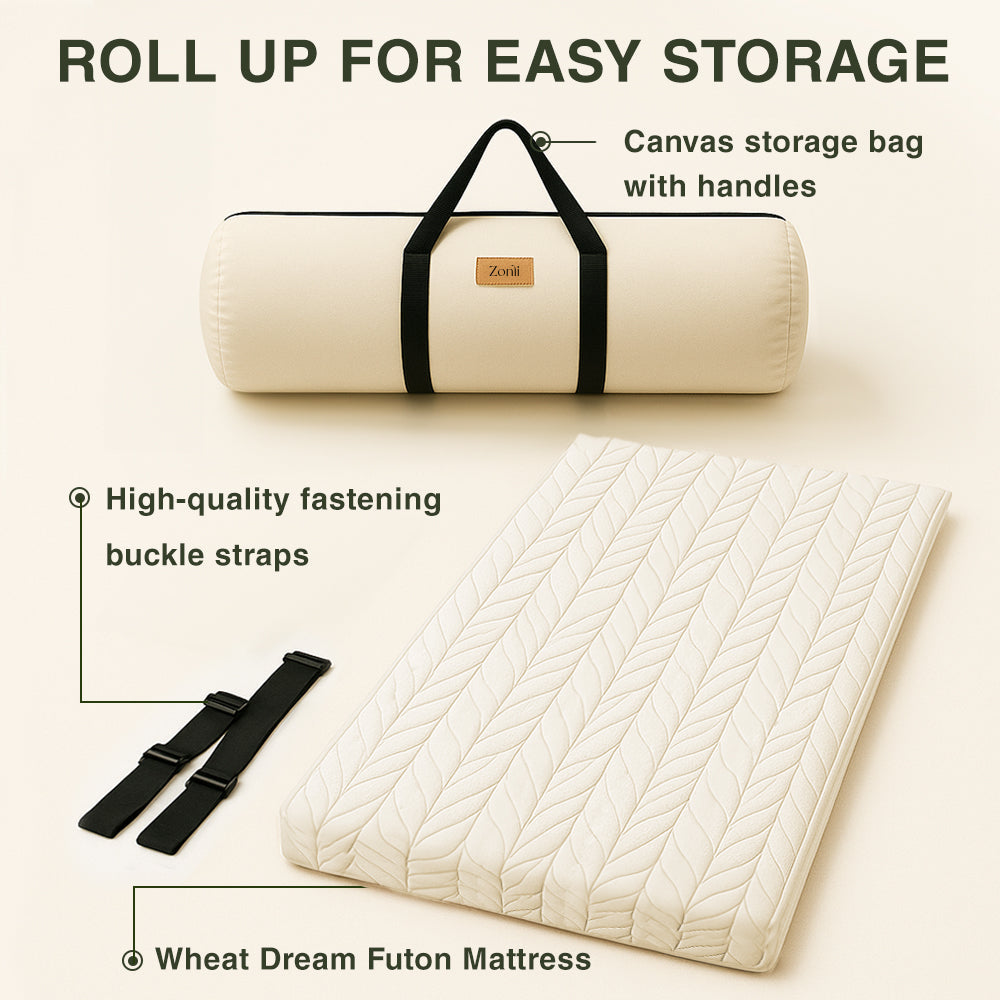 Wheat Dream Futon Mattress