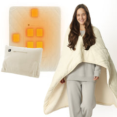 3-in-1 Battery Powered Heated Blanket